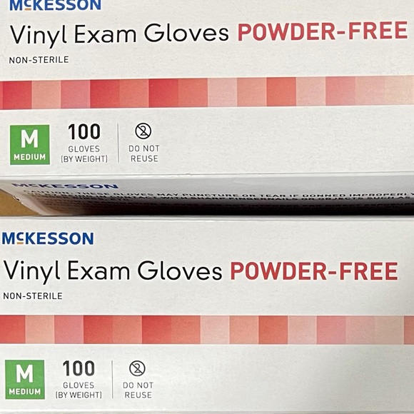 Vinyl Exam Gloves Powder Free (priced for 2 boxes) - Picture 3 of 3